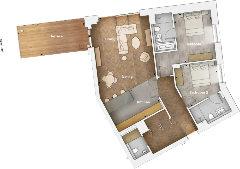 Apartment 4 Floorplan